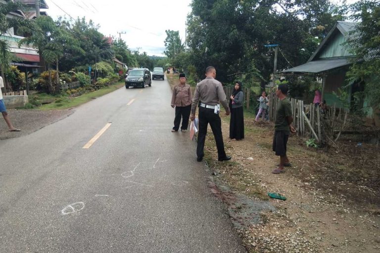 Kumpulan Fakta Hasil Olah TKP Kecelakaan Motor Vs Motor 1 Orang Tewas di Baubau