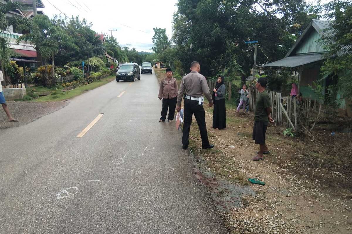 Kumpulan Fakta Hasil Olah TKP Kecelakaan Motor Vs Motor 1 Orang Tewas di Baubau